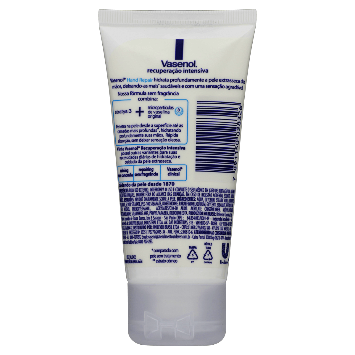 Vasenol Hand Repair sem Fragrância Loção 75mL - Preview 2